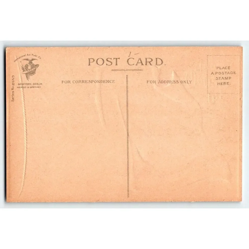 4th Of July Postcard Glorious Fourth Flag 46 Stars Ellen Clapsaddle 2443 Germany